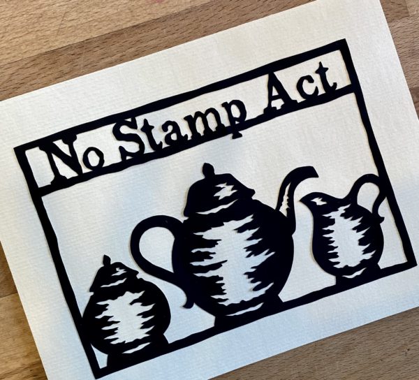 No Stamp Act Silhouette
