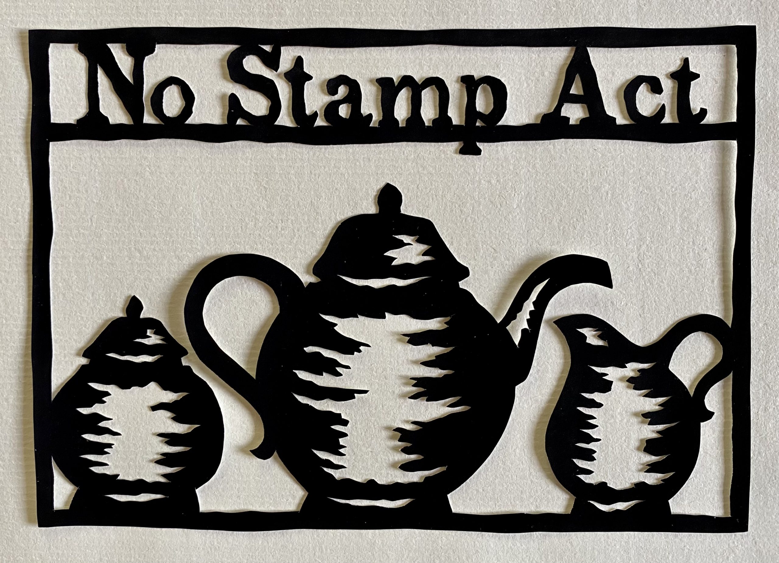 No Stamp Act' teapot - Age of Revolution